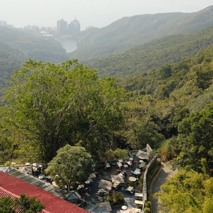 Entertainment zone at night in France